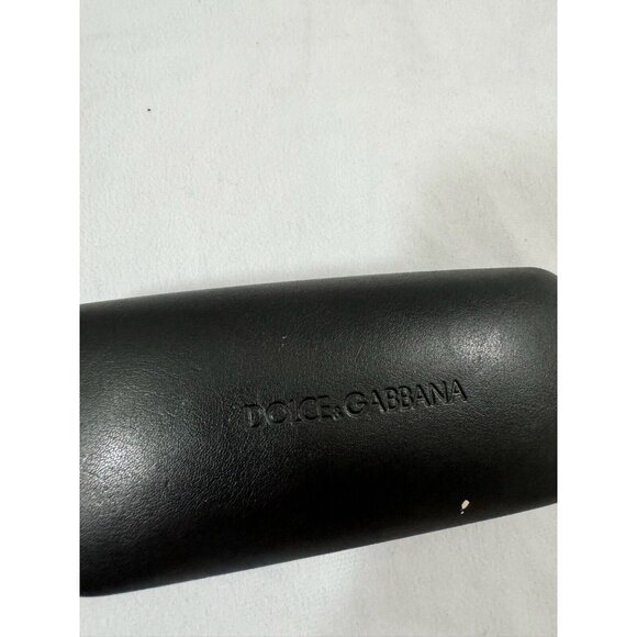 Authentic Dolce & Gabbana Sunglasses Case Only Leather Black - Picture 2 of 5